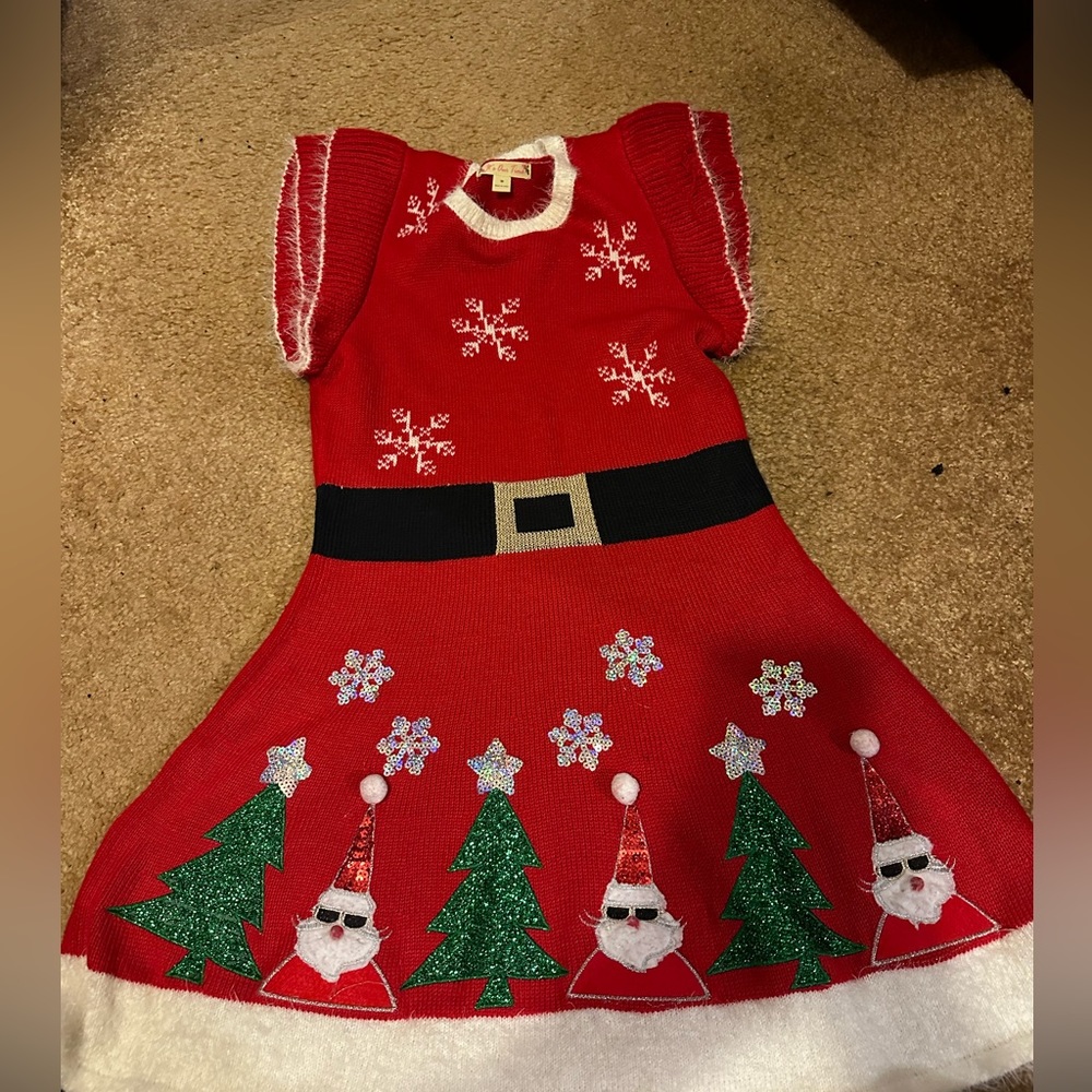 Size M Juniors Christmas Dress